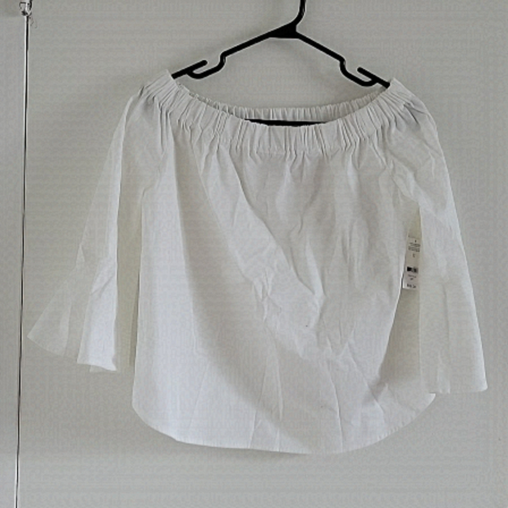 NWT Lord&taylor Off Shoulder Bell Sleeves Top S - Picture 1 of 7